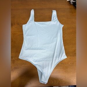 Chic Light Blue Women's Bodysuit